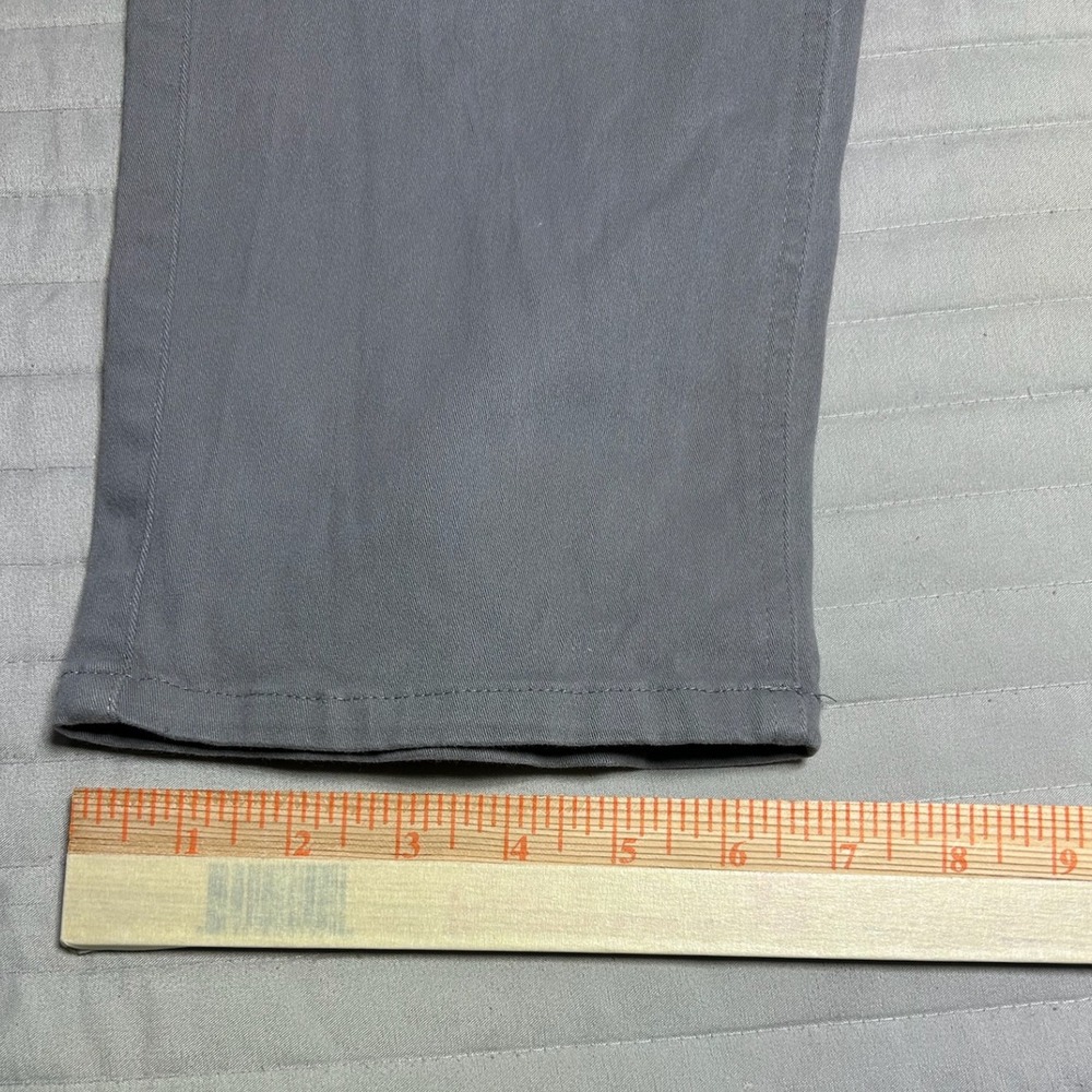 FJ FootJoy Mens Straight Leg 5-Pocket Pants Grey Cotton Blend Size‎ 33x32 - Picture 7 of 13